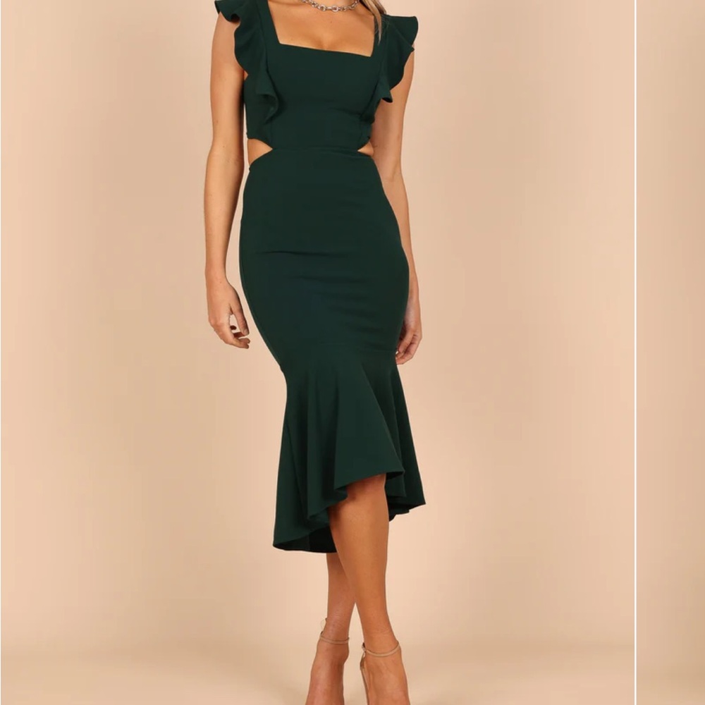 Petal & Pup black backless dress
